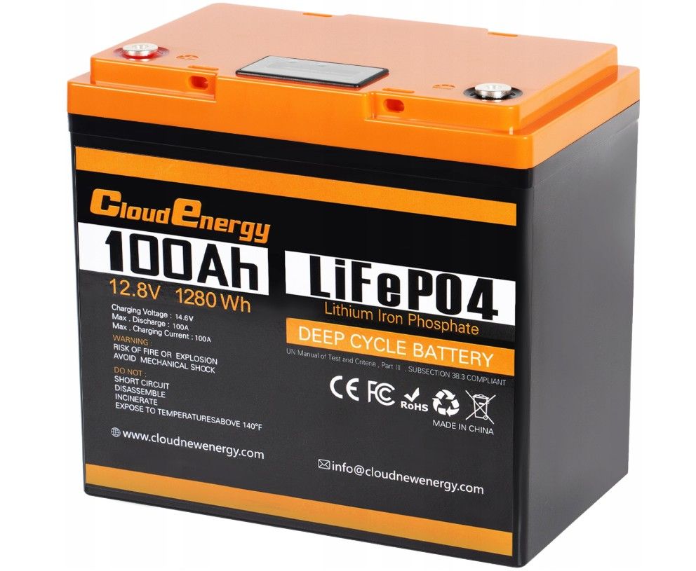 12V/100Ah batéria Lithium