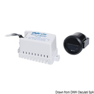 12 V vízszint riasztó telepítése a Rule alsó fedélzeten