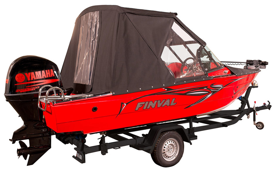 Teljes vászon zárás (Bimini) integrált szúnyoghálókkal a hátsó részen magas tetőhöz (high top)