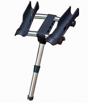 Rýchloupínací držiak na 2 prúty do člna