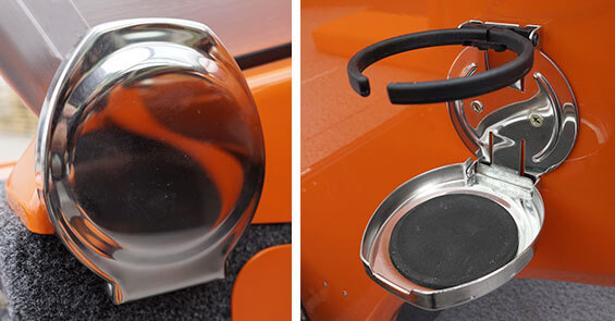 Összerakhtó rozsdamentes acél tartó, üvegre