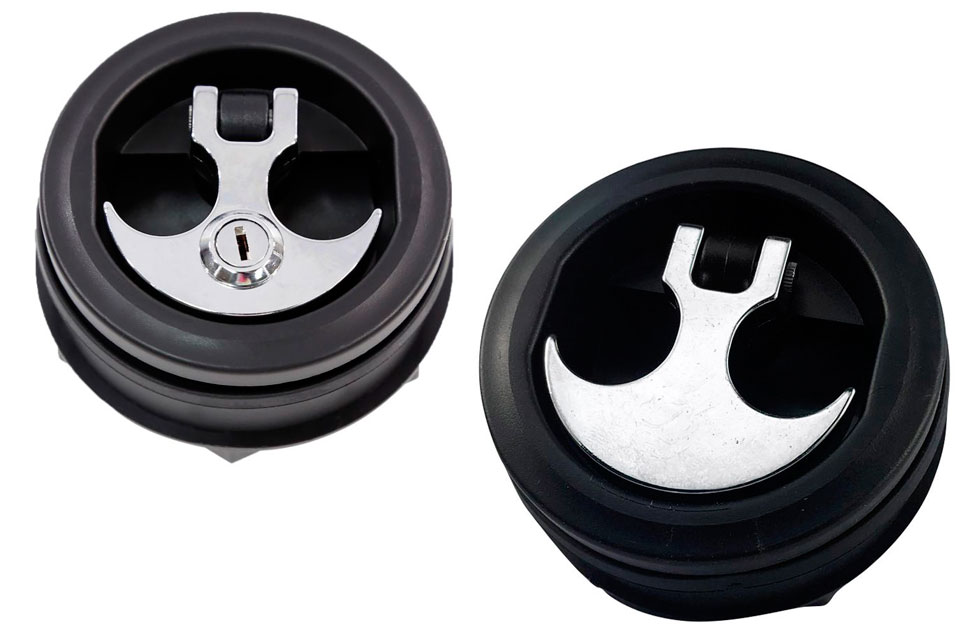 Minden T. H. Marine „ALC-1“ zár nélküli rekeszfogantyú cseréje záras változatra