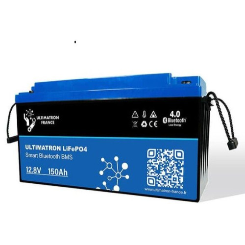 Horgász csónak Lithium Batéria ULTIMATRON 12.8V 150Ah LiFePO4 Bluetooth-BMS