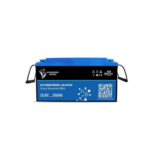 Horgász csónak Lithium Batéria ULTIMATRON LiFe PO4 Smart BMS 12,8V 150Ah PRO 16 kg