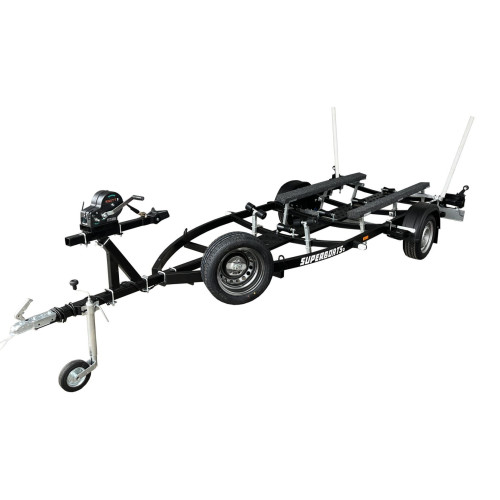 Horgász csónak F0 - 750kg Suski (pre 510tl ELEKTRO) lyžiny, tlmiče, LED, plošina, š-2100x6100 
