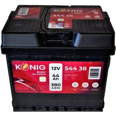 Horgász csónak Akumulátor 12V/44Ah KONIG 54438 380A