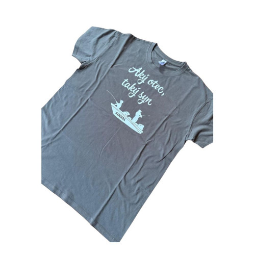 Tričko s potlačou XXL loď pre rybára