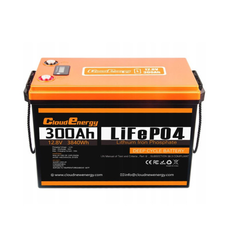 Horgász csónak 12V/300Ah batéria Lithium
