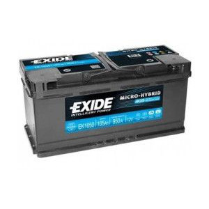 Horgász csónak Batéria AGM Exide Micro-hybrid 105 Ah/12V/950 A