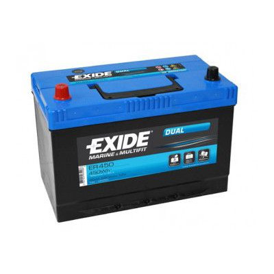 Horgász csónak Akumulátor Exide Dual 12V 95Ah 650A ER450