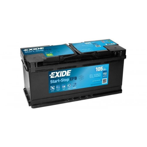 Horgász csónak Akumulátor Exide 105 Ah EL1050 950A